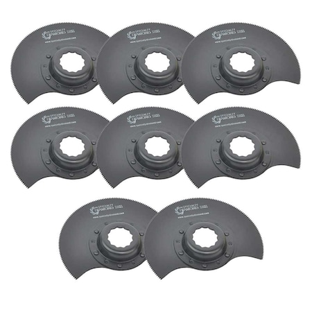 Versa Tool 80mm HSS Semi-Circular Multi-Tool Saw Blades, 9mm Offset Mount, PK 10 FB10J